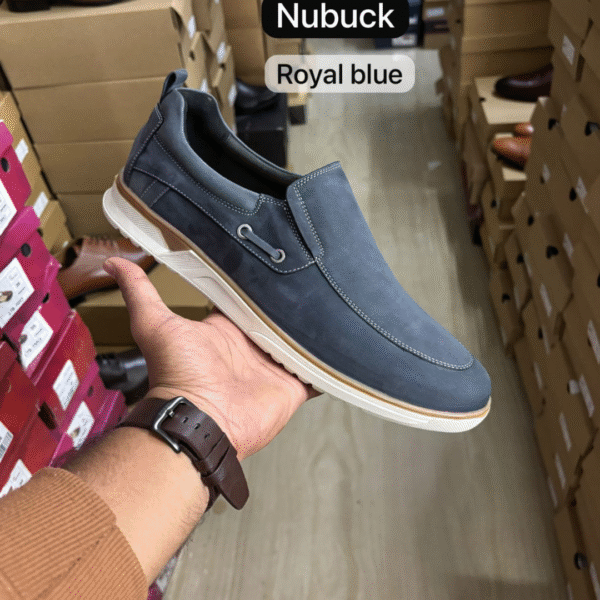Men's Premium Royal Nubuck Casual Loafers – Stylish & Comfortable Slip-Ons - Image 5