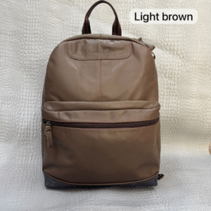 Stylish Blue Genuine Leather Backpack – Everyday Comfort & Urban Style