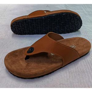 Comfort Thong Sandals – Classic Tan | Cushioned & Durable