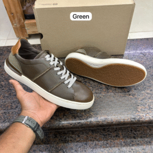 Men's Casual Lace-Up Sneakers - Premium Leather Style