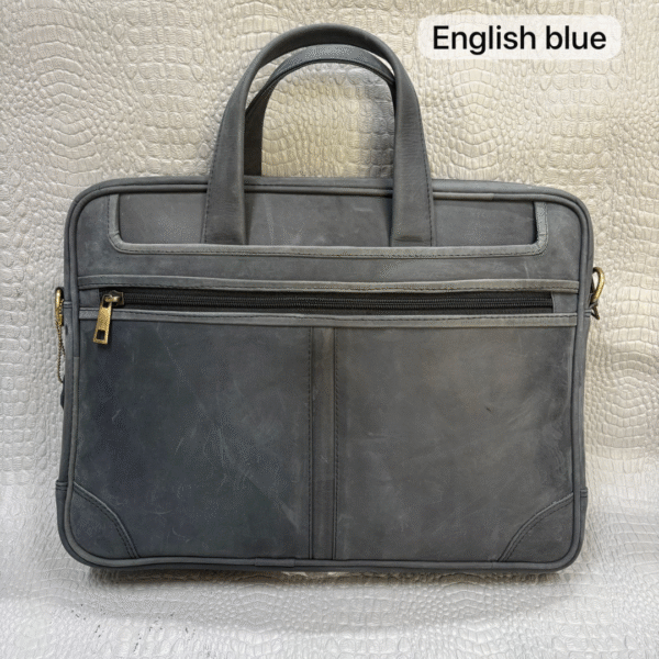 Premium Oxblood Genuine Leather Briefcase | Stylish Laptop & Office Bag for Men & Women