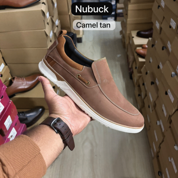Men's Premium Royal Nubuck Casual Loafers – Stylish & Comfortable Slip-Ons - Image 3