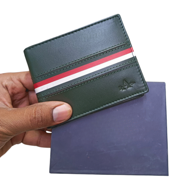 Premium Slim Leather Card Holder Wallet for Men – RFID Blocking - Image 5