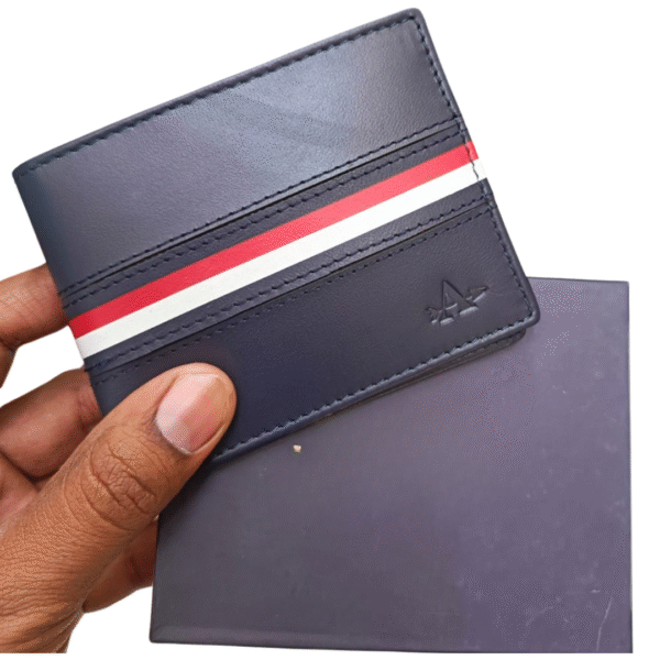 Premium Slim Leather Card Holder Wallet for Men – RFID Blocking - Image 4