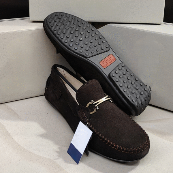 Men's Premium Suede Loafers – Classic Driving Moccasins - Image 5