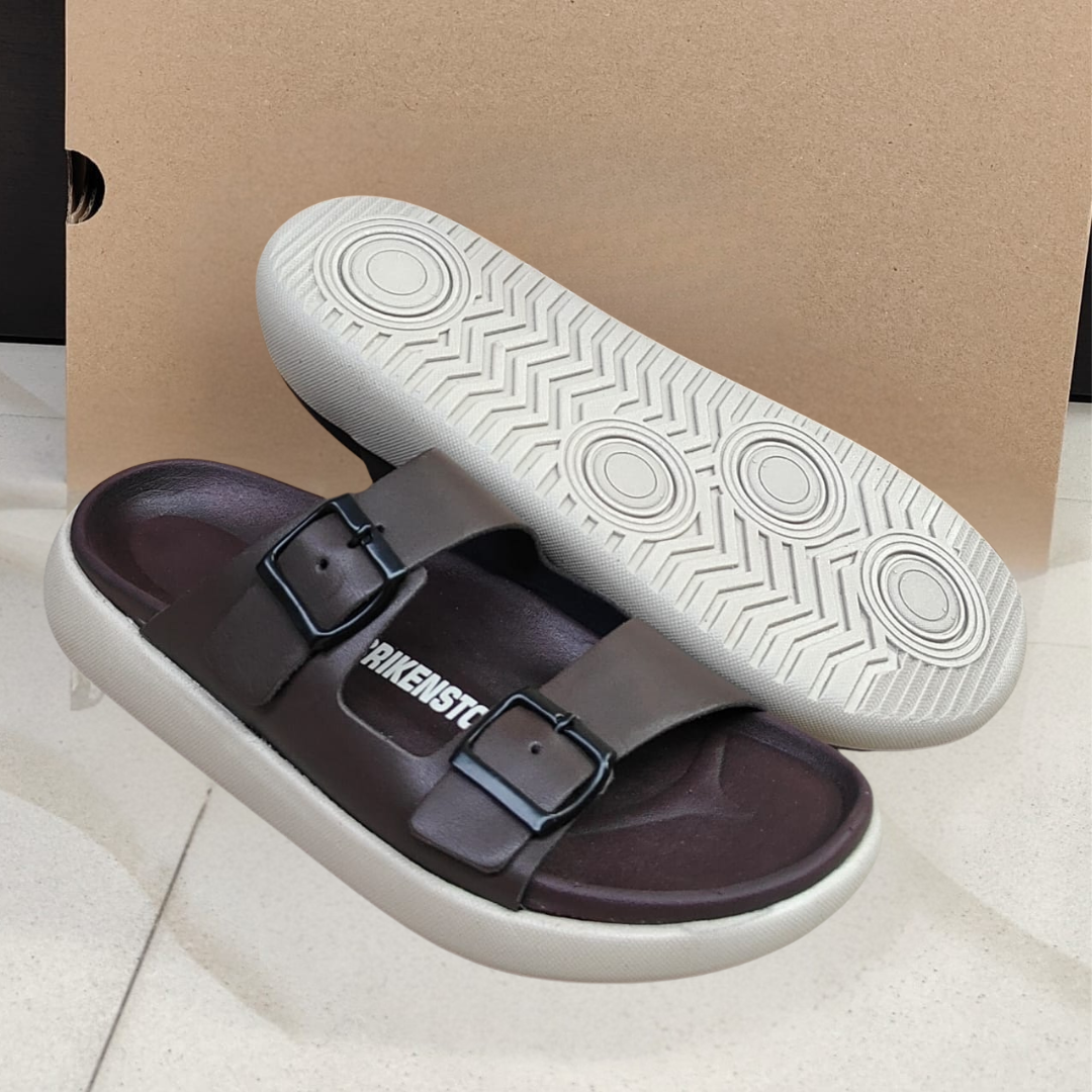 Brikenstok Style Comfort Padded Double Strap Slip-On Sandals – Casual & Stylish